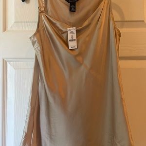 Satin stretch fabric never been worn